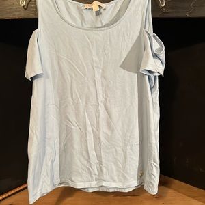 Michael Kors cold shoulder top xl
